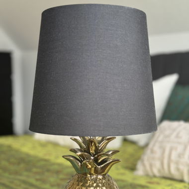 Preis für 2 Nachttischlampen / Edelstahl Gold 