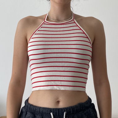 Haut rayé à bretelles Forever 21