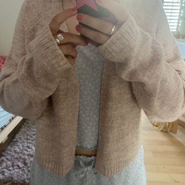 Strick-Cardigan rosé