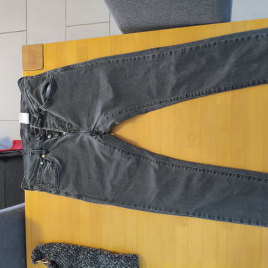 Jeans skinny vita bassa grigi H&M 30/32
