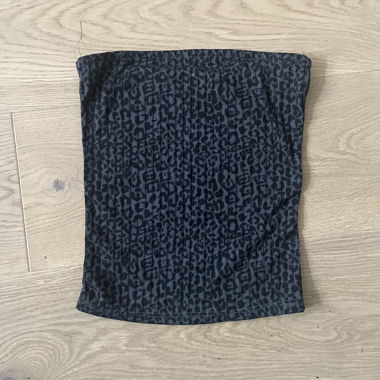 top bandeau léopard