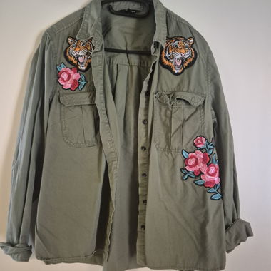 Chemise militaire brodee