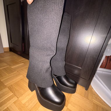 Black Platform Boots
