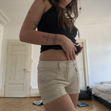 Shorts pour femmes beige