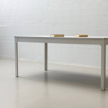 Weisser Esstisch von Ikea Modell EKEDALEN 