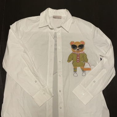 Chemise blanche - avec petit ourson 