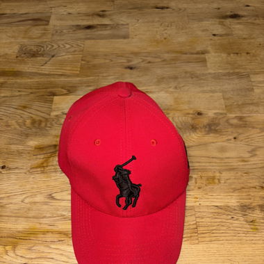 Casquette polo Ralph lorraine rouge
