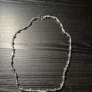 Collana Incisa con Croce CH 70CM