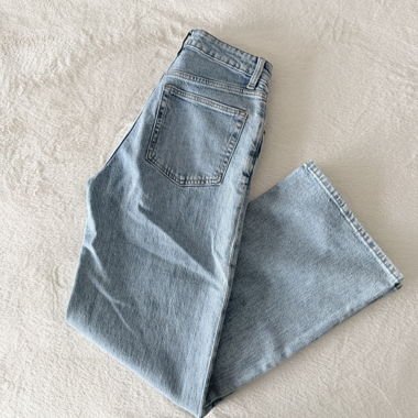 Jeans H&M Straight Leg High 26