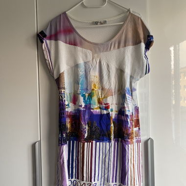 Mesh Shirt with Print