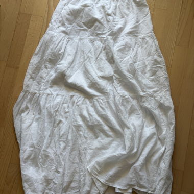 Uniqlo weisser Maxirock