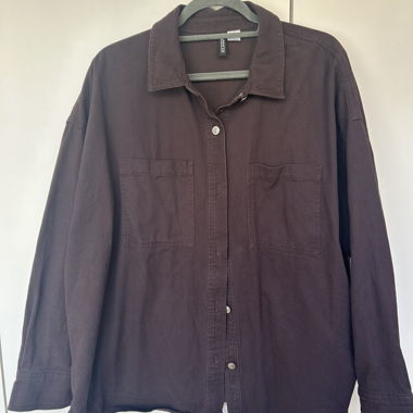 Chemise-Veste en Jean Marron L