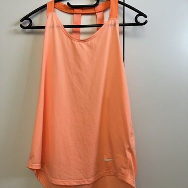 Nike Dri-Fit Sport Top Coral Size S