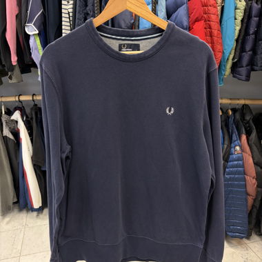 Felpa Fred Perry blu navy taglia L