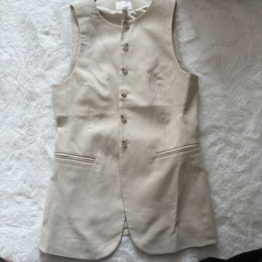 H&M beige Weste Gr. 36