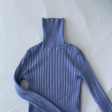 Col roulé bleu Zara