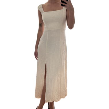 Robe en corde beige