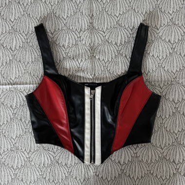 Corsetto in ecopelle