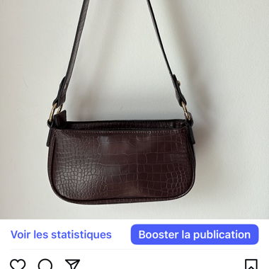 Sac à main brun
