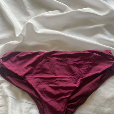 Slip bikini bordeaux