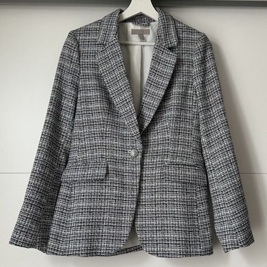 Blazer à carreaux