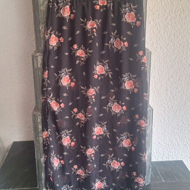 Gonna floreale nera H&M 