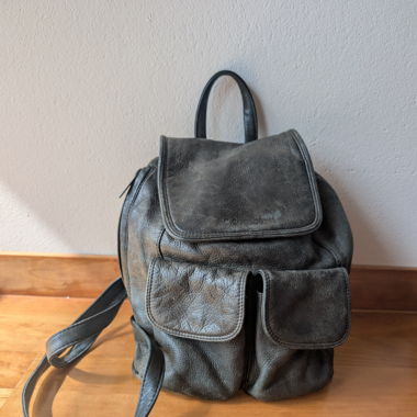 Rucksack, Echtleder