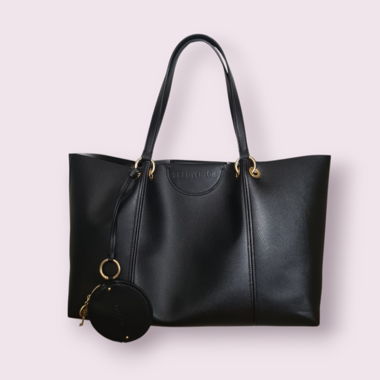 See By Chloé - Grand sac cabas noir en cuir