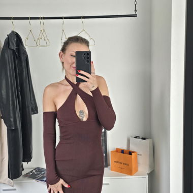 Brown Bershka Dress