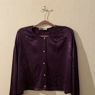Bluse Violett 