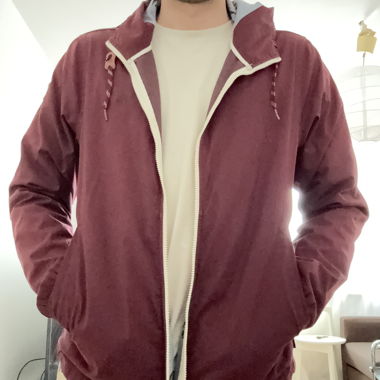 Element Maroon zip jacket