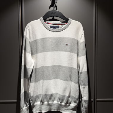 Tommy Hilfiger gestreifter Pullover – Grösse XS