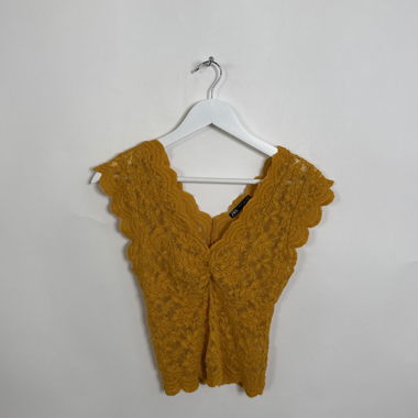 Haut sans manches en dentelle ZARA