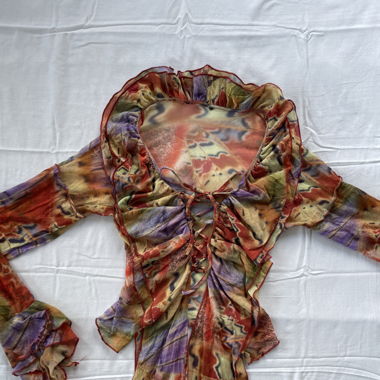 colorful butterfly top