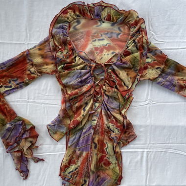 colorful butterfly top