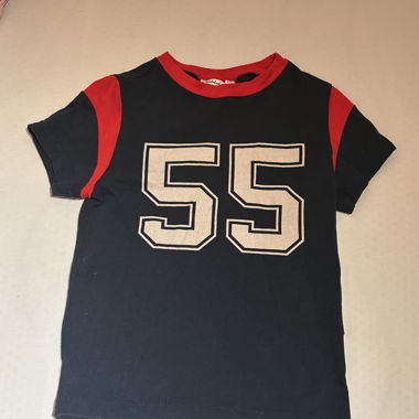 Top rosso e blu  subdued 