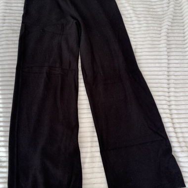 Black winter trousers