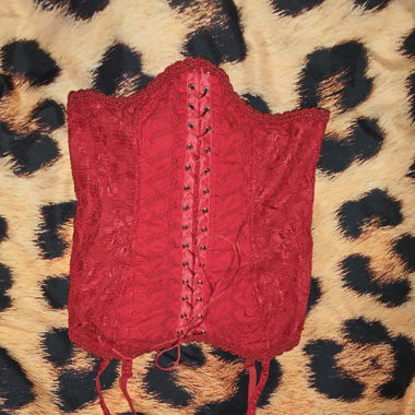 Rotes Korsett top