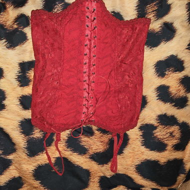 Rotes Korsett top