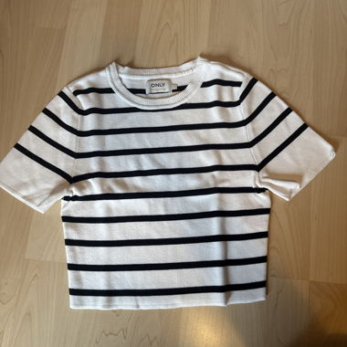 Crop-top moulant rayé ONLY
