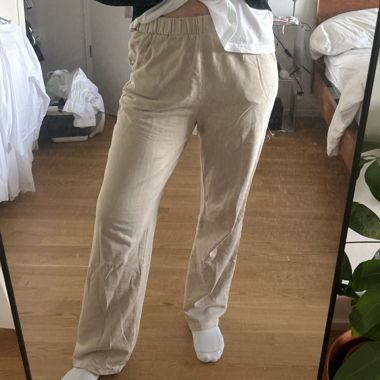 Trainerhose beige M (wenig wasted look) 