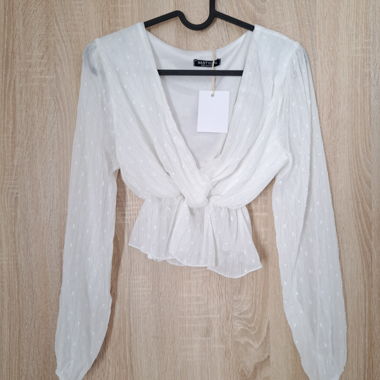 Weiße Bluse von Nastygal