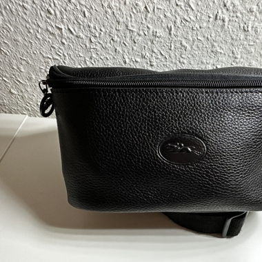 Longchamp sac banane Le Foulonné noir