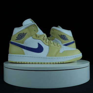  Jordan 1 Mid Lemon Wash Lapis