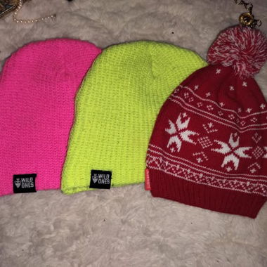 Lots de 3 bonnets