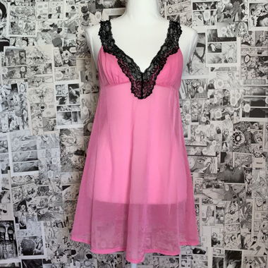 Cute pink camisole lingerie top/dress