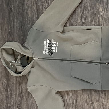 Hoodrich Zip Hoodie Grey L