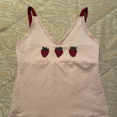 Rosa Erdbeer Top