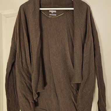 Kaschmir Strickjacke braun