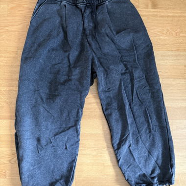 Pantalon de jogging large noir Japon